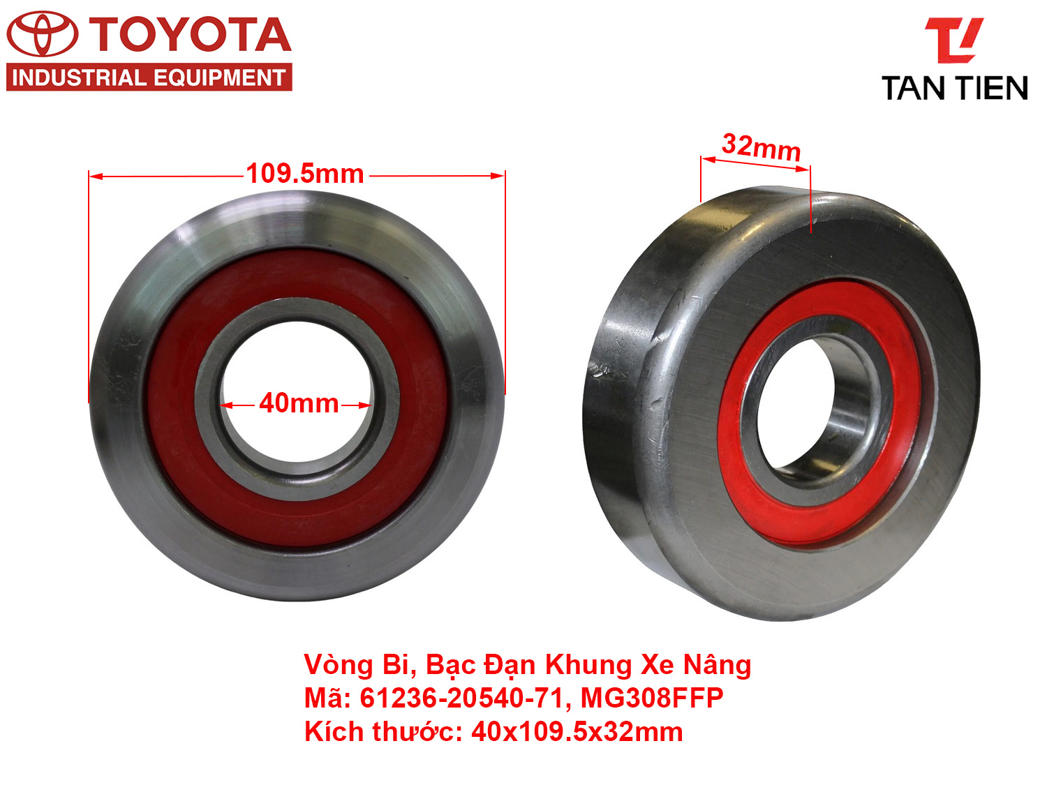 Vòng Bi Toyota 61236-20540-71